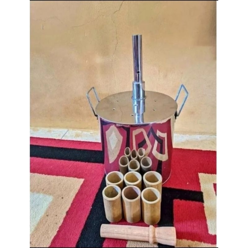 DANDANG PUTU BAMBU / DANDANG UAP PUTU BAMBU / CETAKAN PUTU BAMBU / PAKET HEMAT DANDANG UAP KUE PUTU 