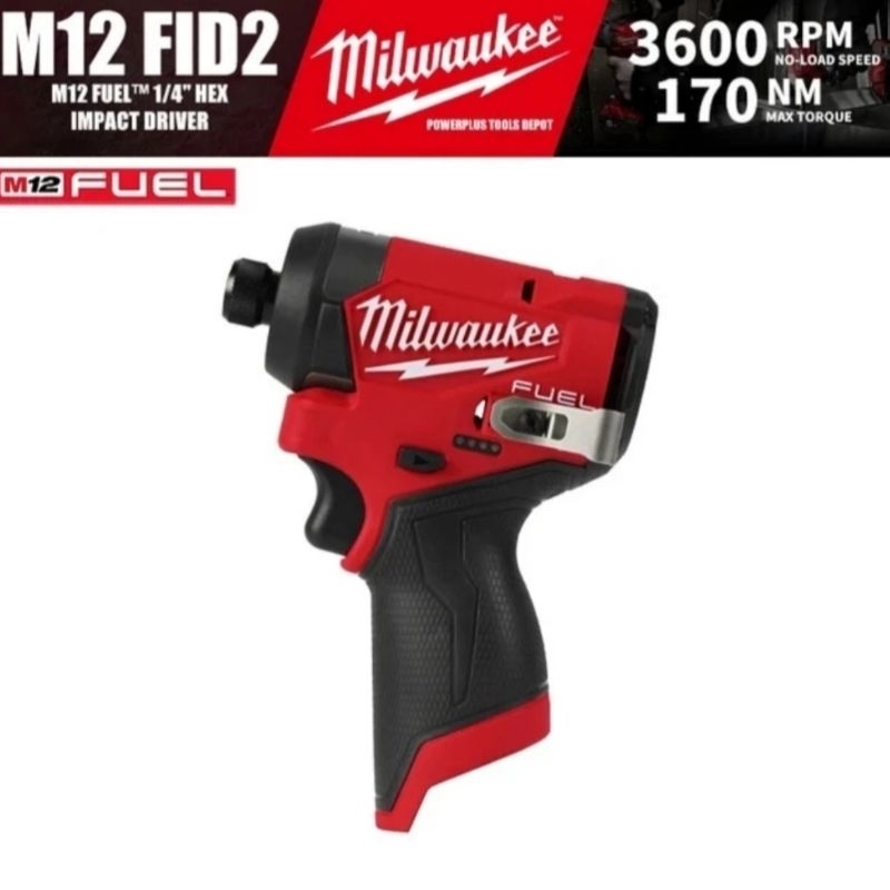 MILWAUKEE M12 FID2-0 IMPACT DRIVER CORDLESS 12V ( Unit Only )