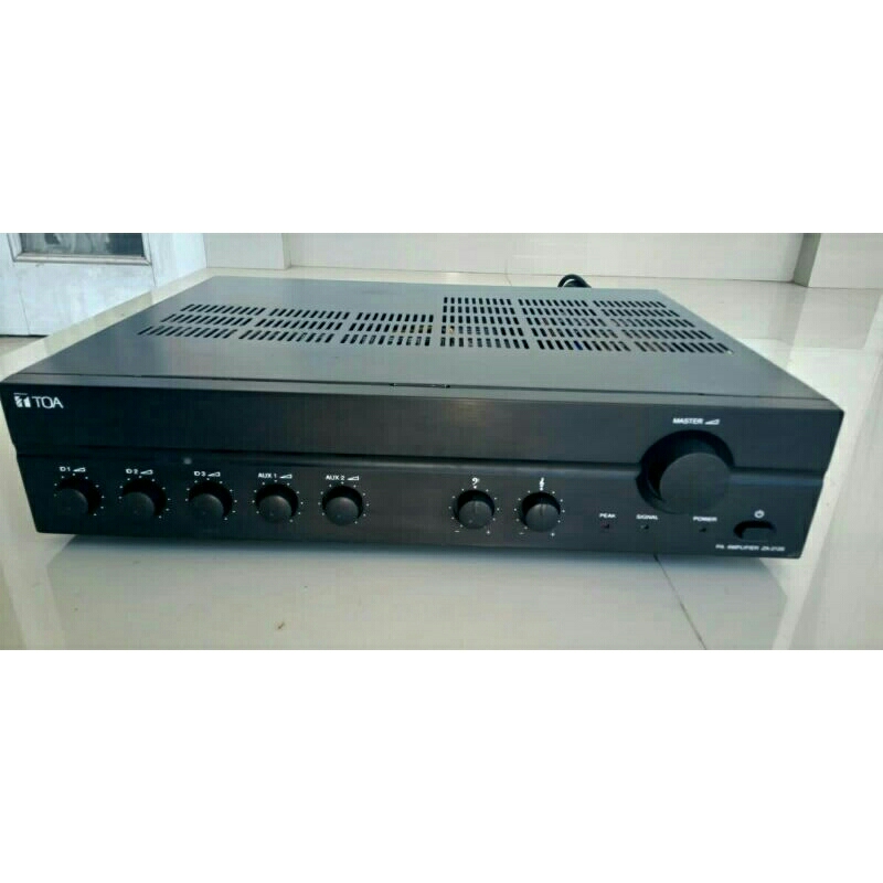 Ampli TOA ZA-2120 / 120 watt - max 180 watt. Barang bekas, normal, ori dan mulus