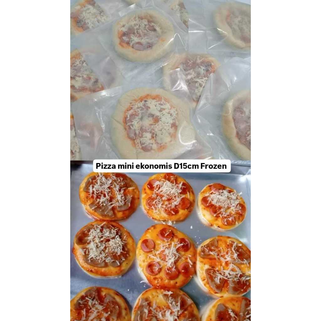 

Pizza mini ekonomis diameter 15cm (frozen)