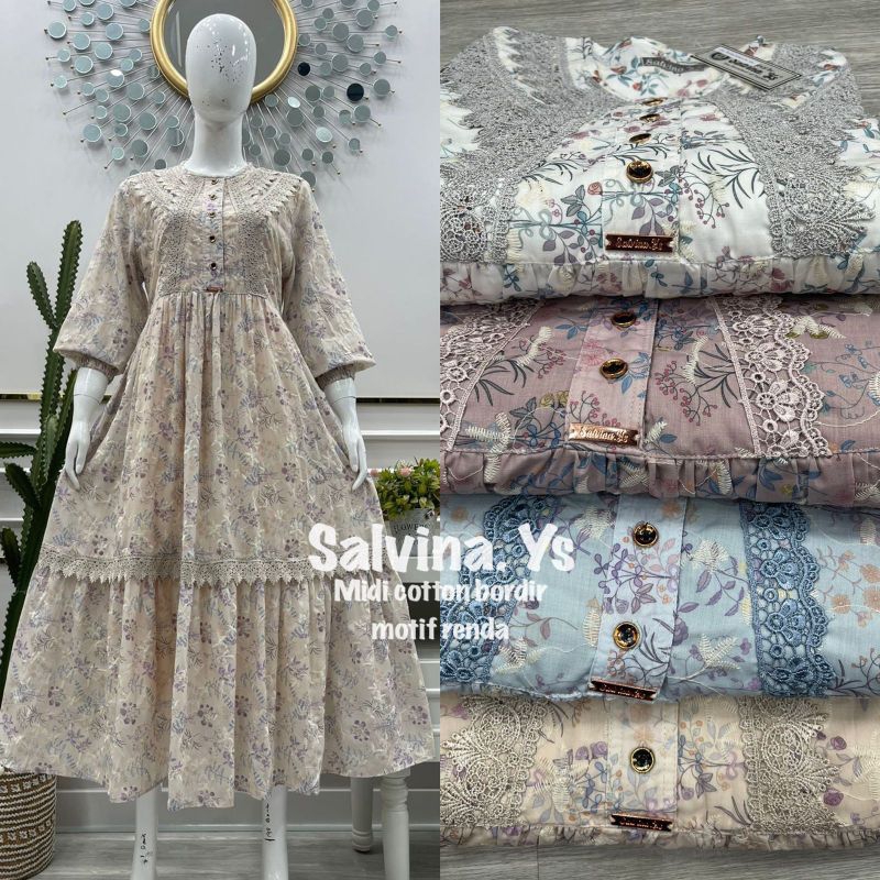 MIDI DRESS SALVINA/SALVINA YS/SALVINA MOTIF