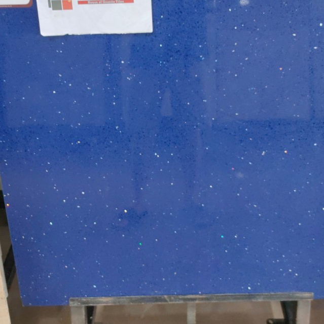 GRANIT LANTAI/MEJA/MOTIF SANDIMAS BLUE SAPPHIRE POLISHED TEBAL 80X80