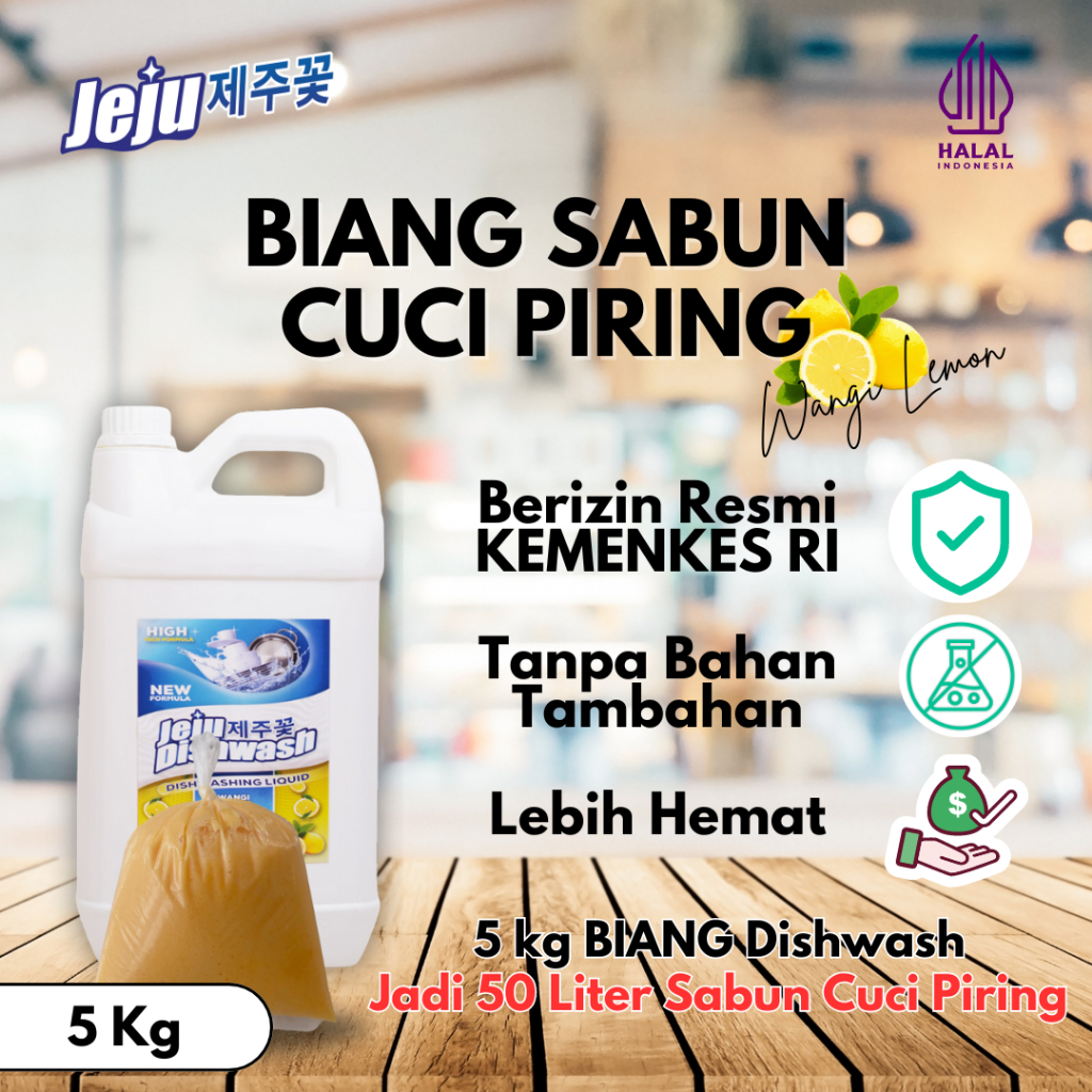 Biang Sabun Cuci Piring/Dishwash 5 kg bisa jadi 50 Liter