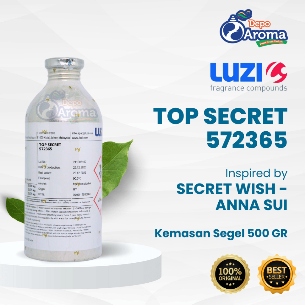 PARFUM BIBIT MURNI - TOP SECRET 572365 - 500 Gr - LUZI