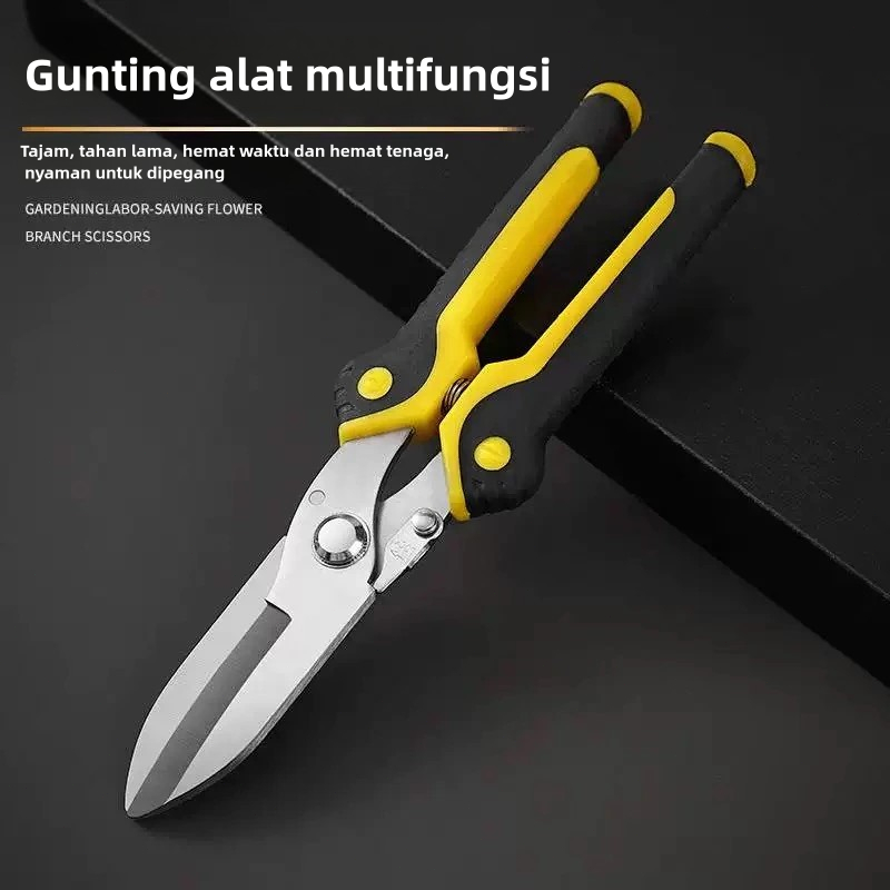 Gunting Serbaguna Stainless Steel/Gunting Lembaran Besi/Gunting Trunking Industri/ Gunting Tajam