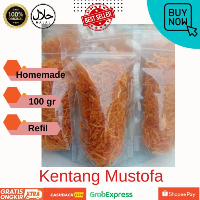 

Kentang Mustofa Balado 100gr Nikmat