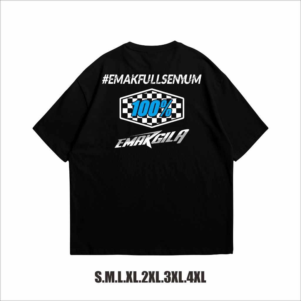 KAOS BAJU TSHIRT RACING BANDUNG CORNERING LOVERS EMAK GILA FULL SENYUM