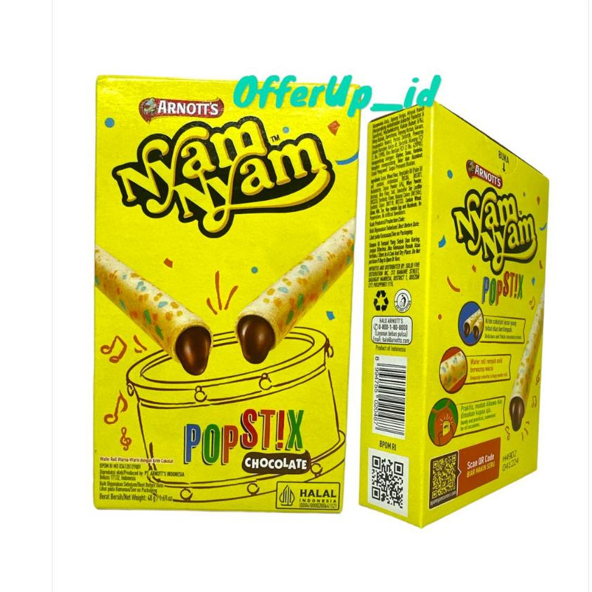 

Biskuit Nyam2 Pop stix dan Smiley