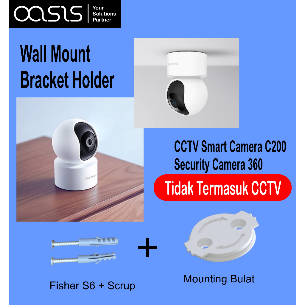 xiaomi C200 cctv 360 wall mount bracket