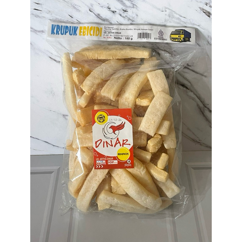 

KRUPUK IKAN PANJANG DINAR UKURAN 185gr
