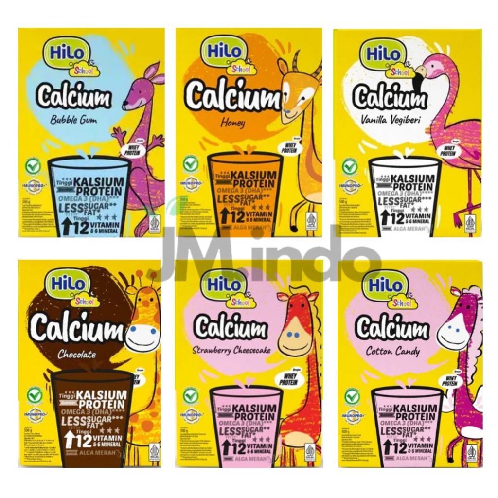 

[PROMO] HiLo School 500gr / Susu Tinggi Kalsium| COD Spaylater Instant