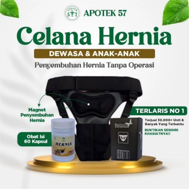 Celana Hernia Magnetik New Butterfly Asli Original Ber Segel Hologram Dan Obat Hernia EZA