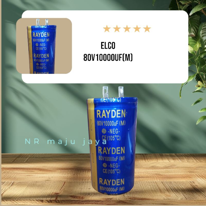 Elko/ Elco 10000uf 80v 10000uf80v Rayden/Rubycon
