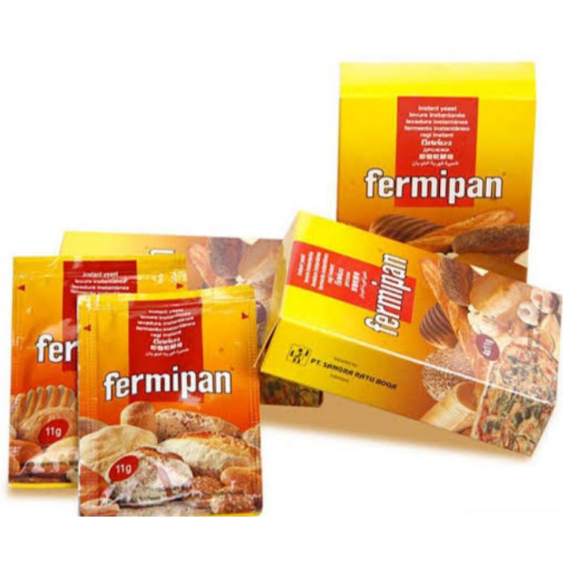 

Ragi fermipan 1 sachet , ragi instan kering 11 gr