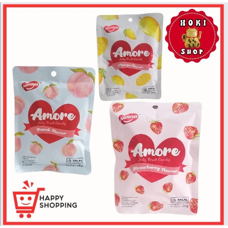 

Permen Jeli Buah Amore 26gr / Amore Jelly Fruir Candy / Permen Jelly
