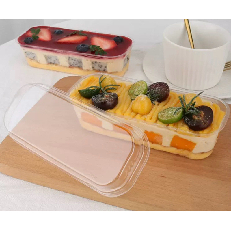 Wadah cheesekuit box cheesecuit viral packaging dessert mika tiramisu Wadah Takjil Kue Lebaran Plast