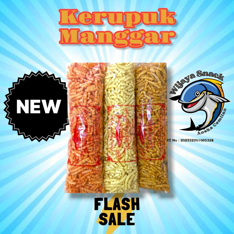 

kerupuk Manggar atau Kerupuk Akar kemasan 800gram
