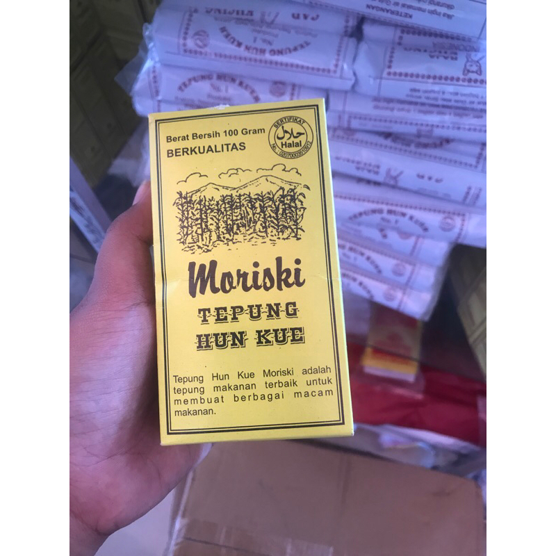 

MORISKI TEPUNG HUN KUE 100 gr