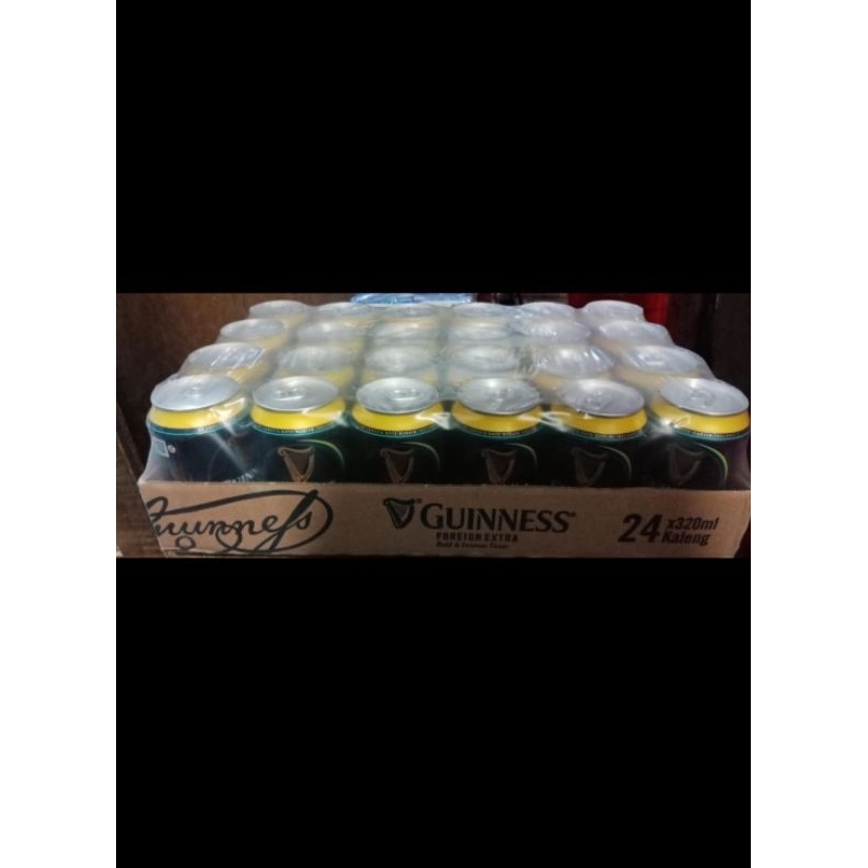 

Guinness Kaleng 320 ml 320ml isi 24 kaleng 1 dus Minuman Soda