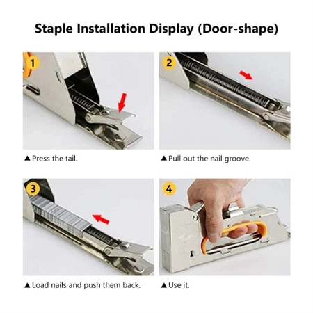 

Staples / Stapler Alat Tembak - Stapler Jepretan Gun Tracker Untuk Perekat Kardus Papan Kayu Jok Motor