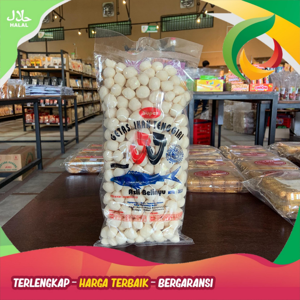 

GETAS IKAN TENGGIRI BULAT JJ 250GR KHAS BANGKA