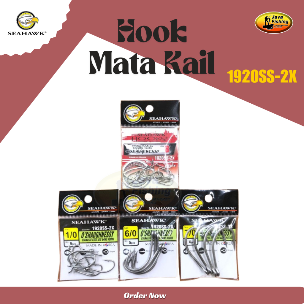 Hook Mata Kail Pancing SEAHAWK 1920SS-2X