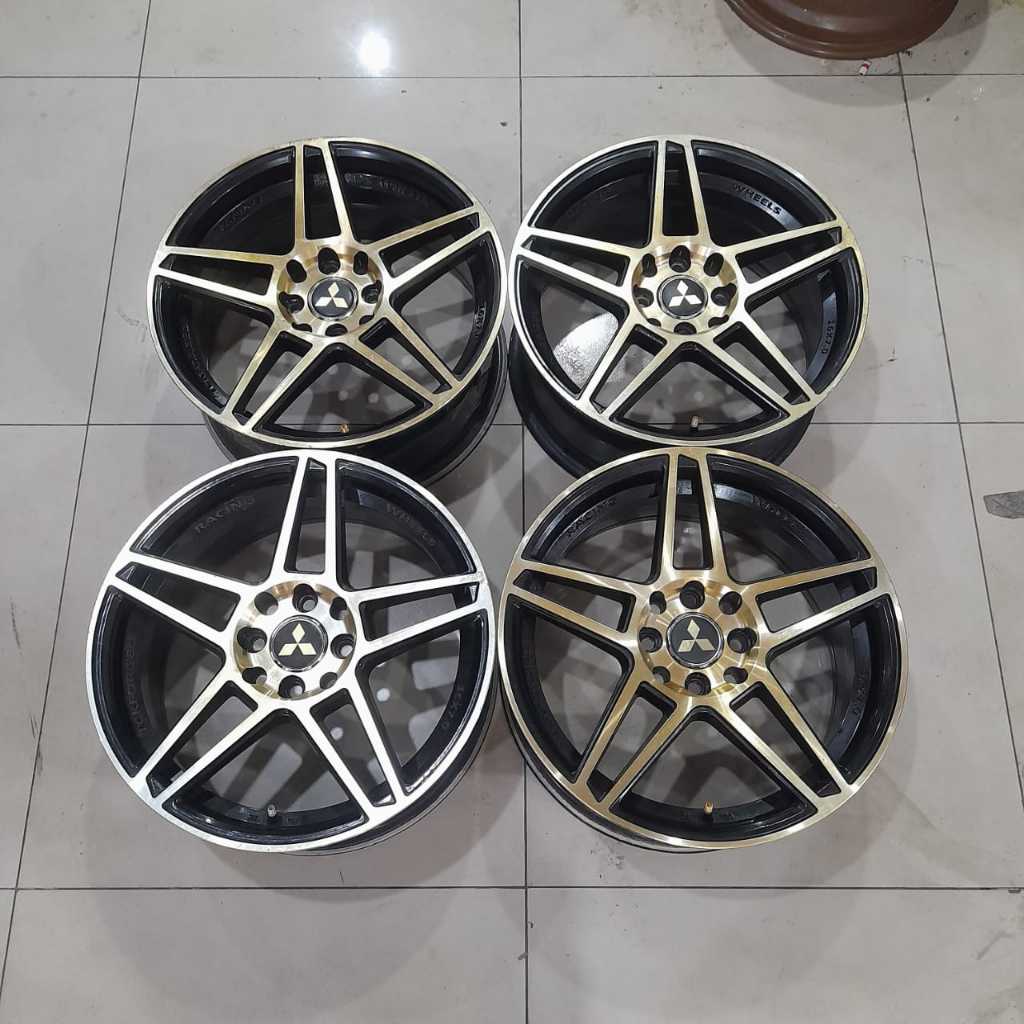 velg mobil bekas murah racing r16 lobang 8 buat sigra brio caly vios xenia