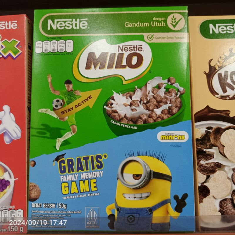 

Nestle milo breakfast 150gr box