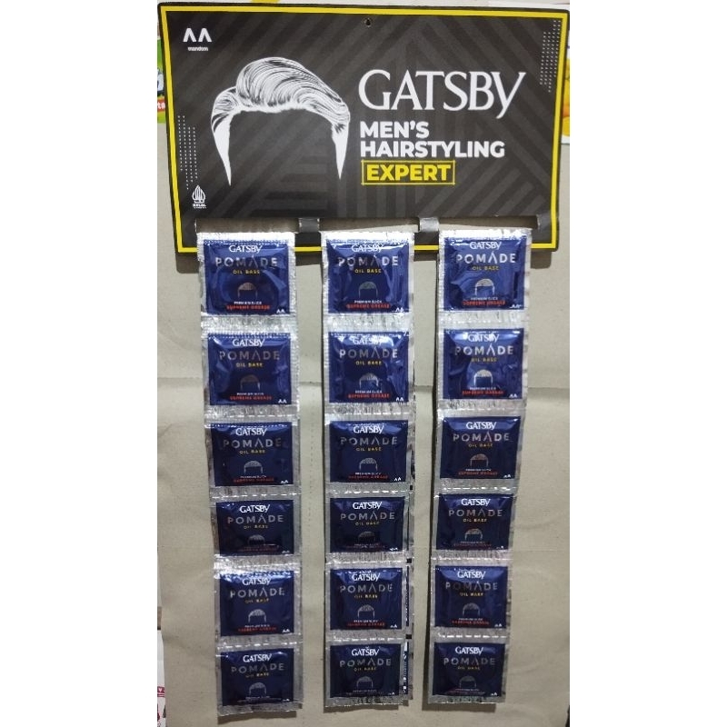Gatsby Pomade Sachet (36 Sachet)