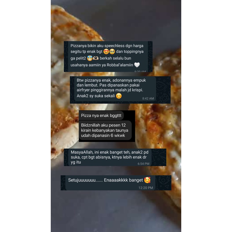 

[Ready Stock] Pizza Gaza Frozen Crispy Lembut Berbagai Varian