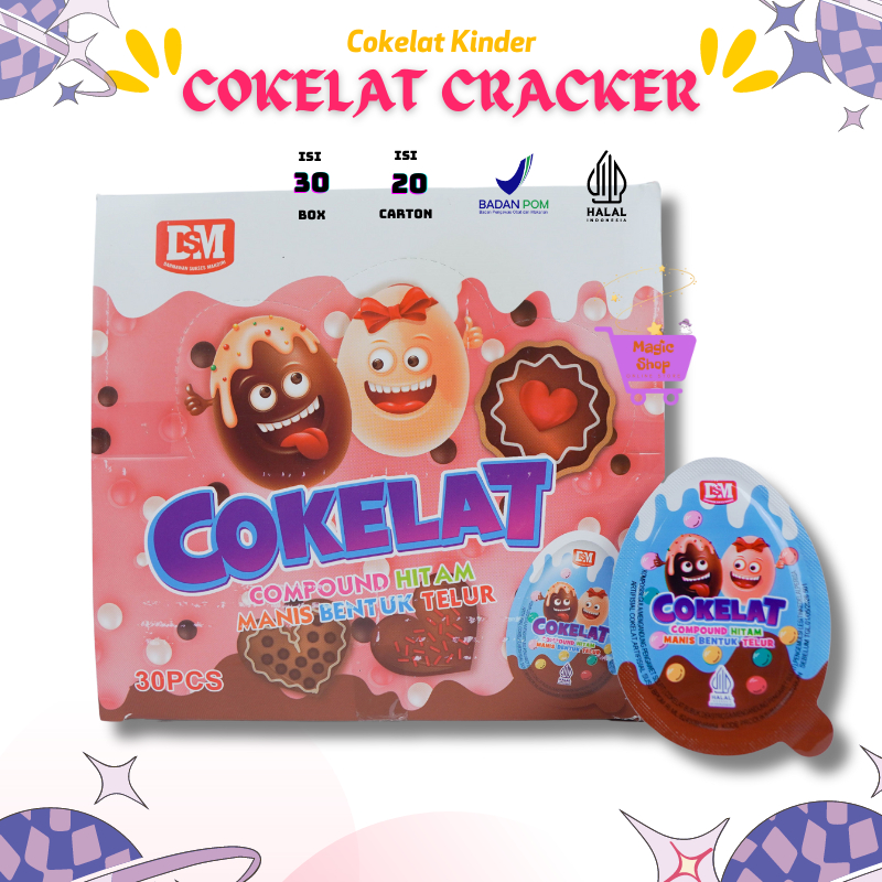 

PERMEN COKLAT COMPOUND isi 30 / CLOKELAT CRACKERS