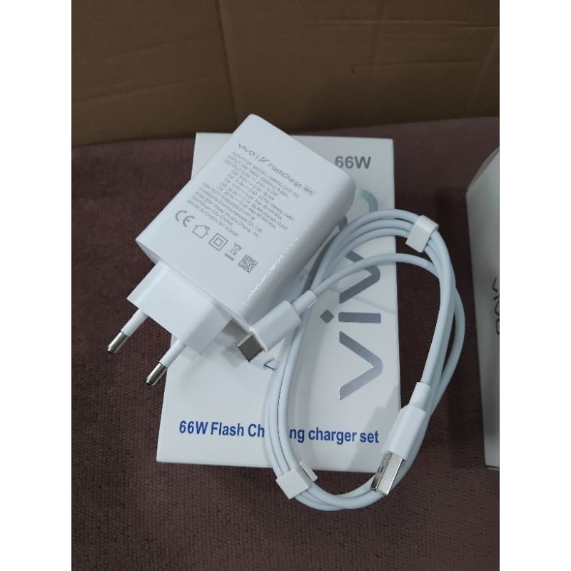 Casan Vivo V20 66watt Original Charger Flashcharge Vivo Y18 Carger tepsi Casan tepsi Charger Vivo ty
