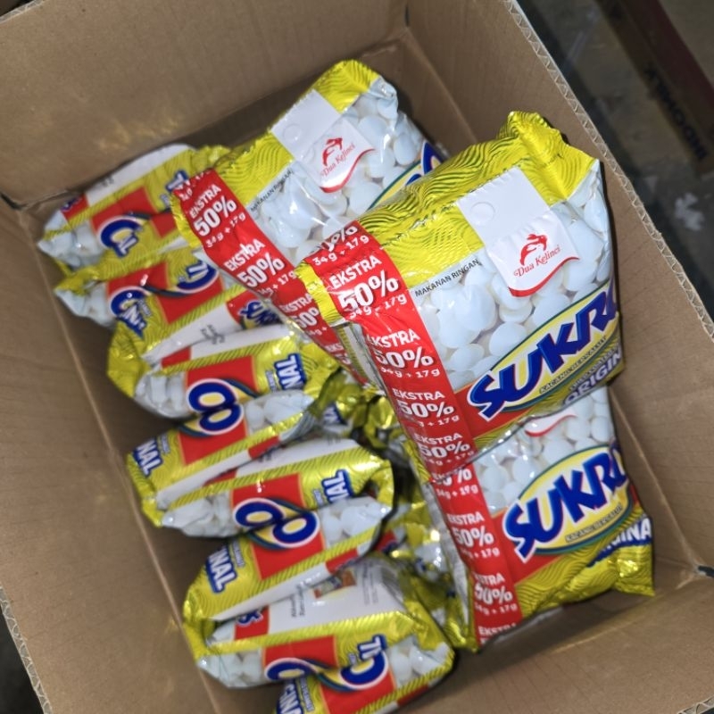 

pilus kacang sukro kartonan 34 gram isi60 pcs