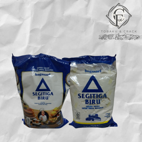 

Tepung Segitiga Biru Premium & Ekonomis/Tepung Terigu Segitiga/Tepung Roti 1Kg