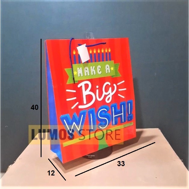 

Paper bag kado Big wish jumbo