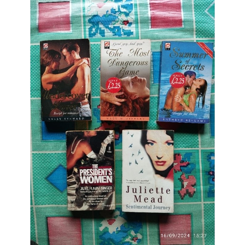 Novel Roman; The Most Dangerous Game, Summer of Secrets, Undercover Lover, ONE PERFECT ROSE, Sentime