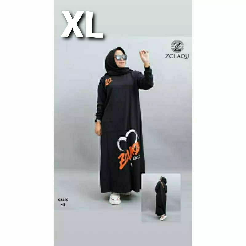 Gamis Kaos Combed Zolaqu Love/matt Kaos Combed/terbaru Kualitasnya terjamin/ fashion Wanita