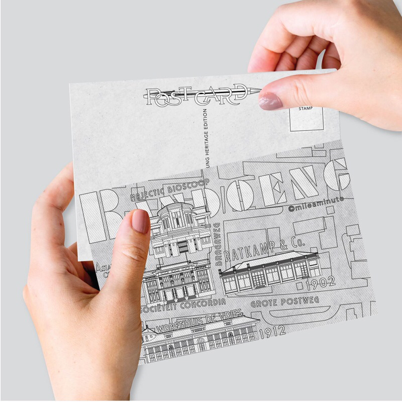 

Bandung Heritge Postcard - Map