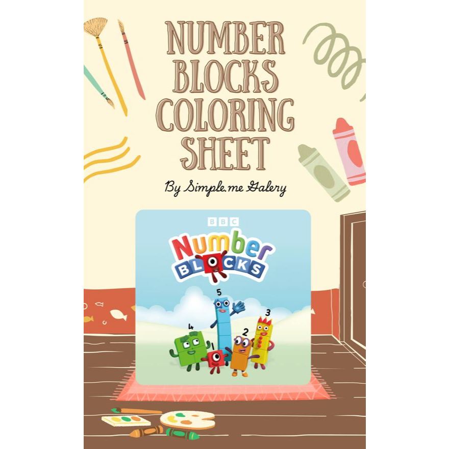 

Lembar Mewarnai Untuk Anak Tema Number Block 20 Lembar