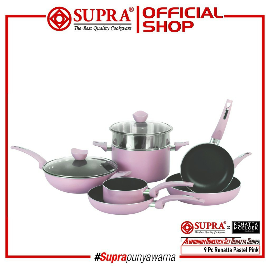 PANCI SET SUPRA SIGNATURE 9PCS RENATA PASTEL