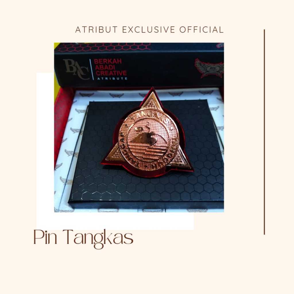 PIN TANGKAS TANGGUH BPBD PERUNGGU AKRILIK EXCLUSIVE