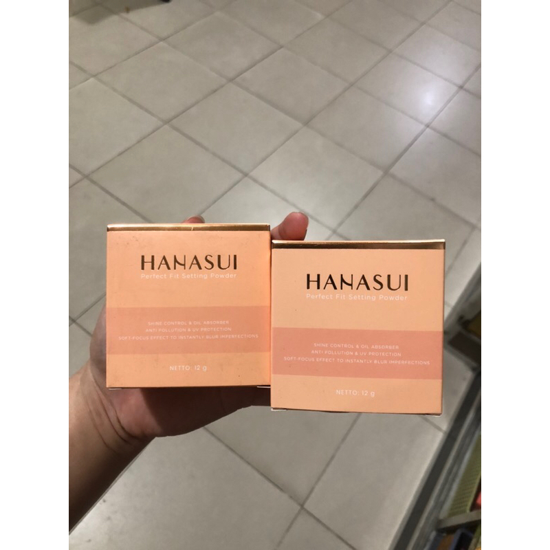 Hanasui Perfect Fit Setting Powder loose powder bedak tabur Hanasui