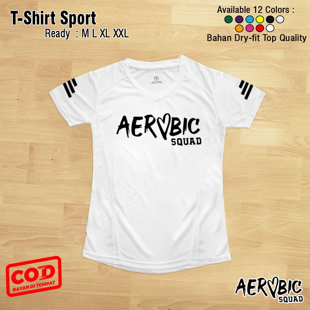 Baju Olahraga Wanita Senam Gym Fitness Lari Jogging Pakaian Zumba Aerobics Running