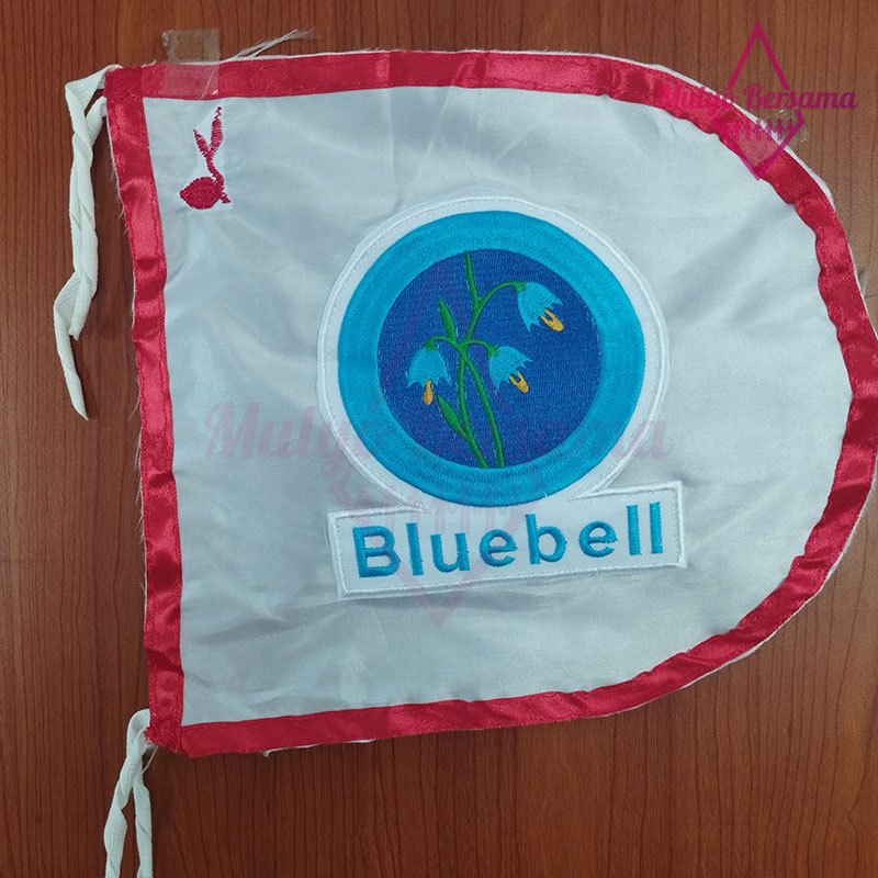 Bendera Regu Pramuka Bluebell - Bendera Pramuka Bendera Regu Bluebell