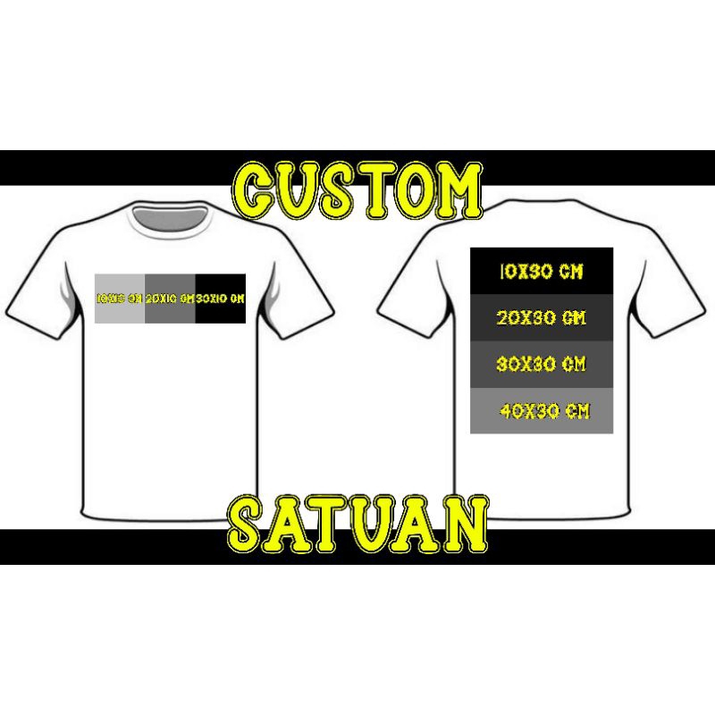 sablon setrika dtf custom satuan