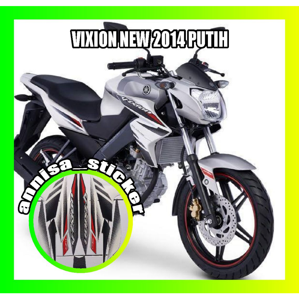 striping lis vixion new 2014 putih