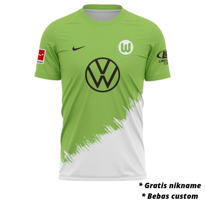 JERSEY TERBARU WOLFSBURG 2023/2024 GRATIS NIKNAME. KAOS BOLA
