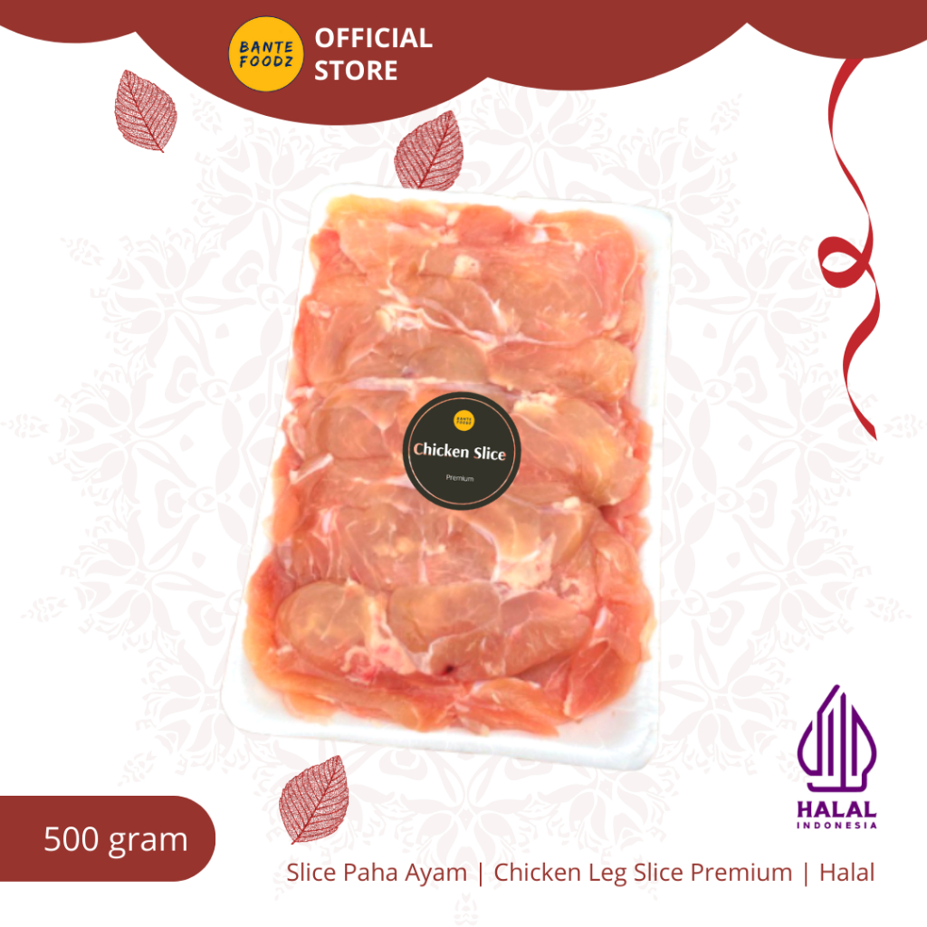 

Slice Paha Ayam / Paha Ayam Slice / Chicken Leg Slice Termurah 250g
