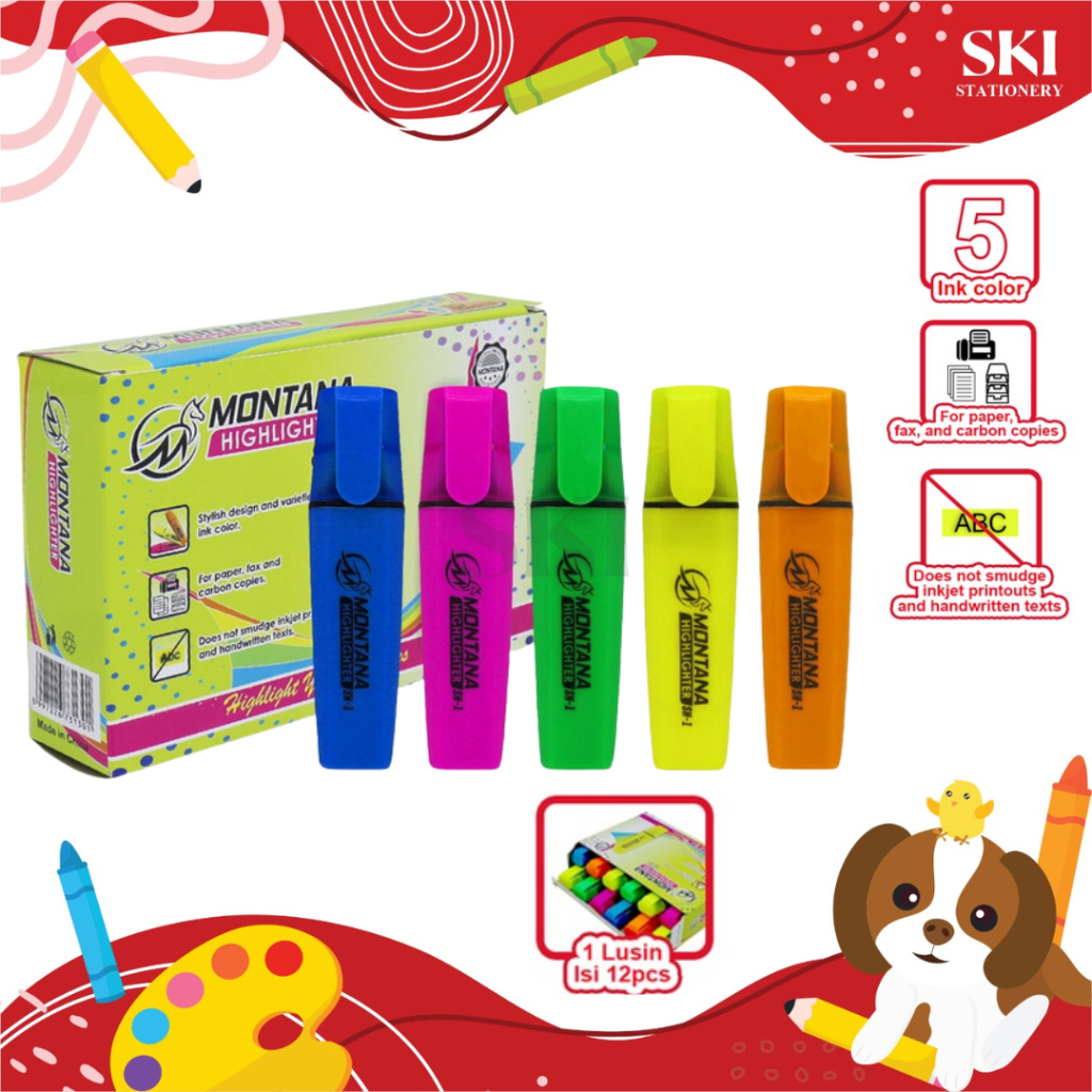 

Stabilo / Highlighter Neon / Pastel Montana
