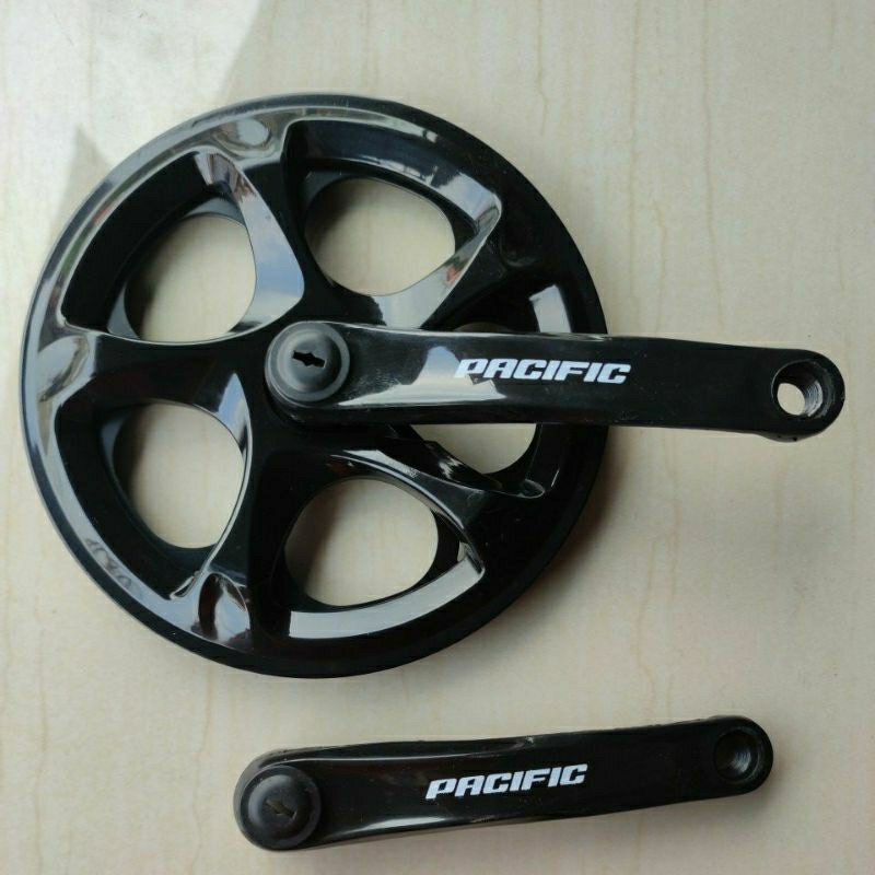 single crank pacific 52t engkol BB as kotak sepeda lipat Minion
